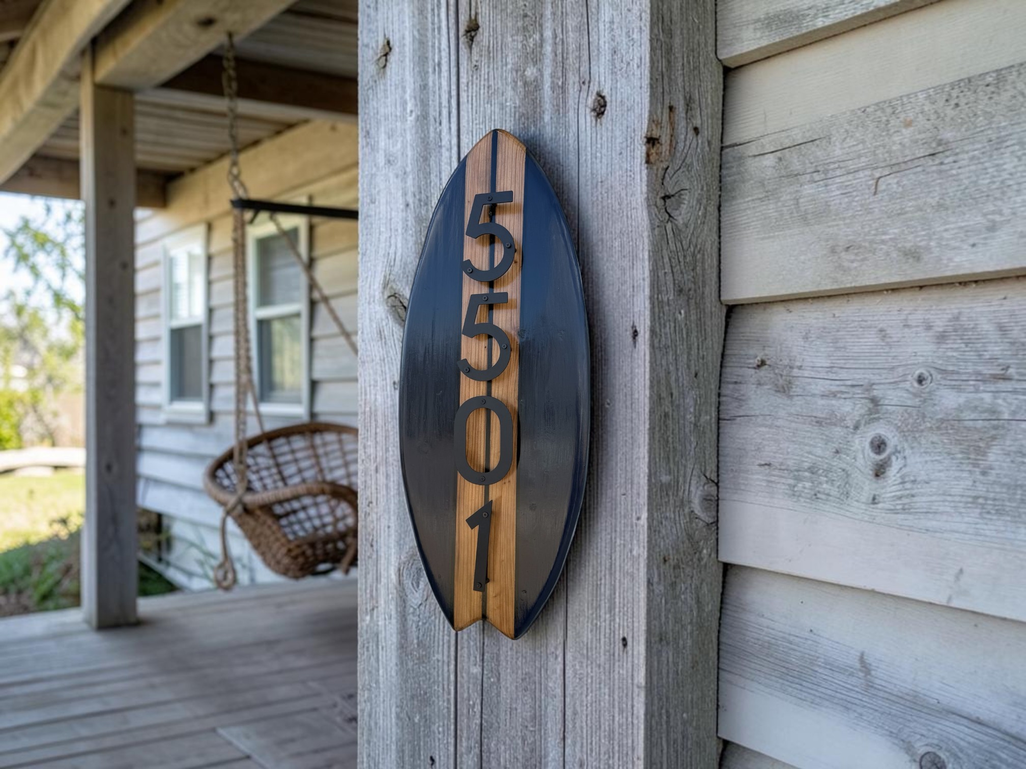 Classic Address Sign in Blue - 5501