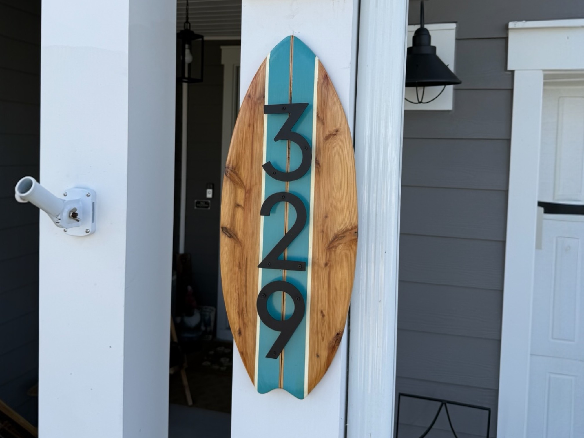 LeMans Address Sign in Teal - 329